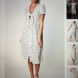 Polka Dot midi dress